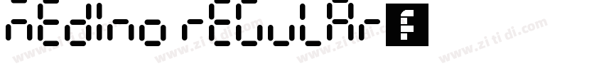Medino Regular字体信息字体转换